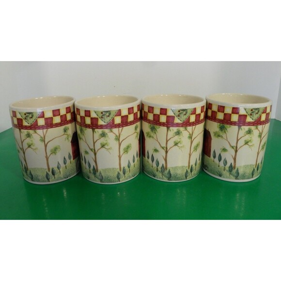 Thomson COUNTRY HOME Mug (s) LOT OF 4 Cs Coffee Hot Cocoa Cup - Picture 4 of 8